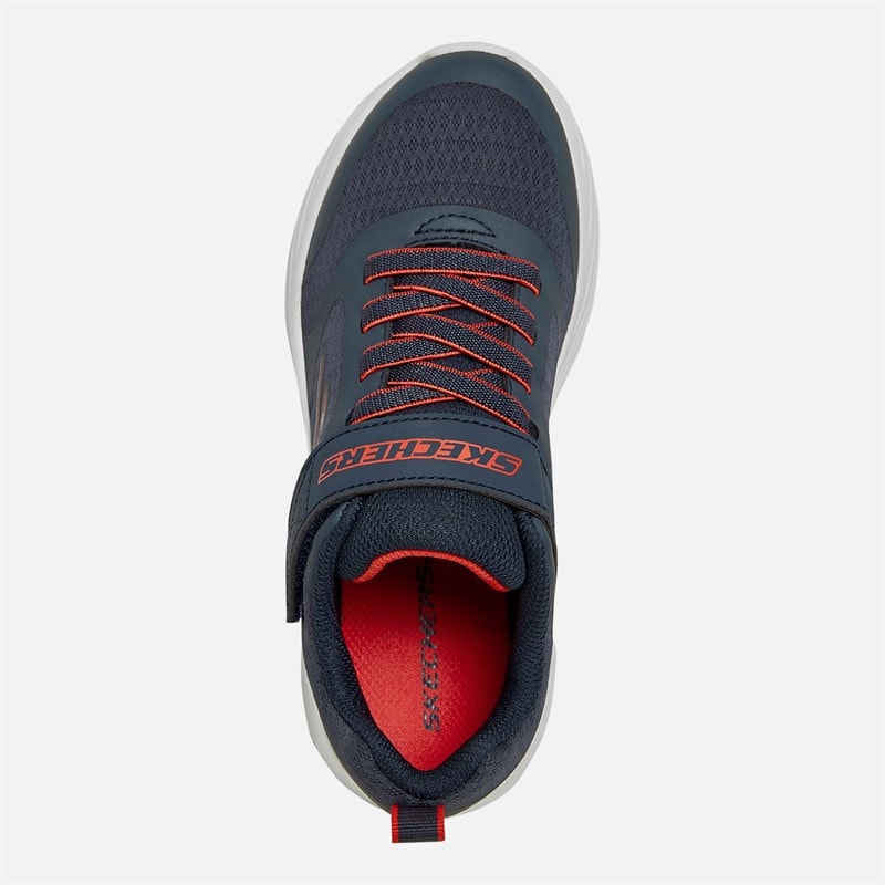 SKECHERS SPORT SKECHERS Junior Boys Go Run 400 V2 Goltran Trainers Navy/Red - Image 4