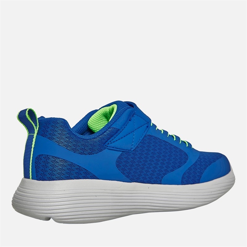 SKECHERS SPORT SKECHERS Boys Go Run 400 V2 Goltran Trainers Blue/Lime - Image 5