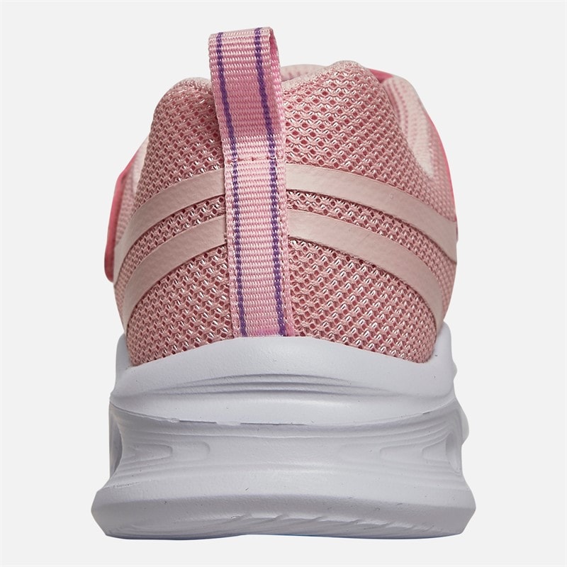 SKECHERS SPORT SKECHERS Junior Girls Solar Glow Lights Trainers Light Pink - Image 3