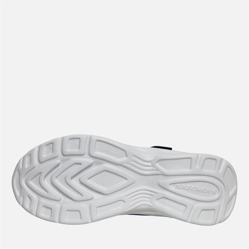 SKECHERS SPORT SKECHERS Girls Dynamatic Nonstop Speed Trainers Navy/Lavender - Image 2