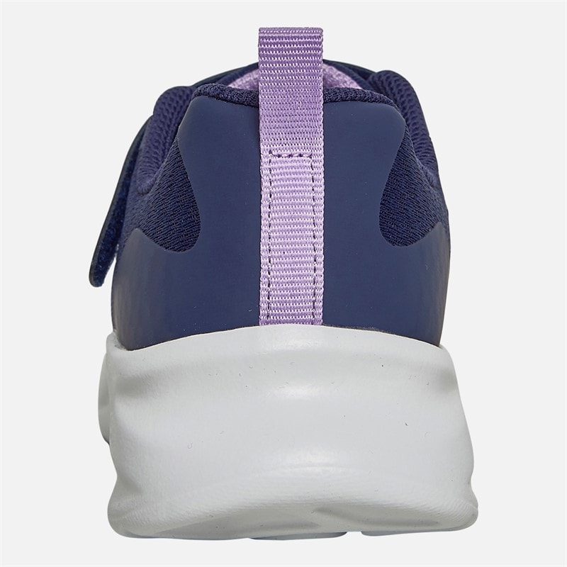 SKECHERS SPORT SKECHERS Girls Dynamatic Nonstop Speed Trainers Navy/Lavender - Image 3