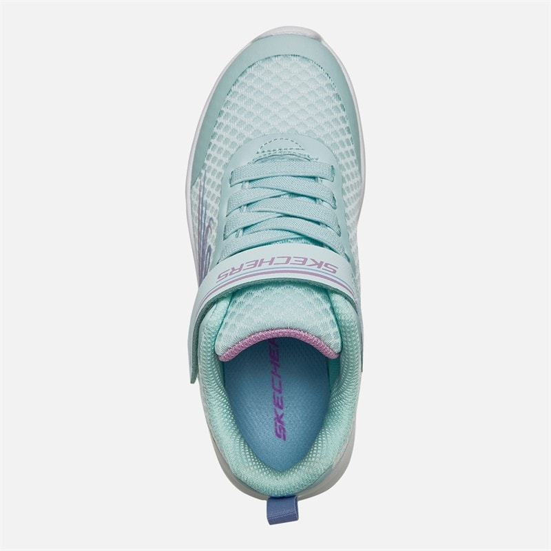 SKECHERS SPORT SKECHERS Girls Dynamatic Nonstop Speed Trainers Mint - Image 4