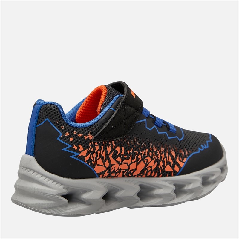SKECHERS SPORT SKECHERS Infant Boys S Lights Vortex 2.0 Zorento Trainers Black - Image 5