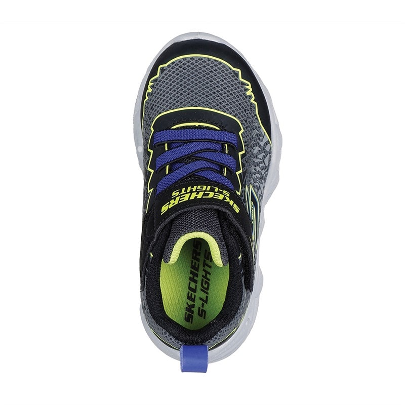 SKECHERS SPORT SKECHERS Infant Boys S Lights Vortex 2.0 Zorento Trainers Black - Image 4