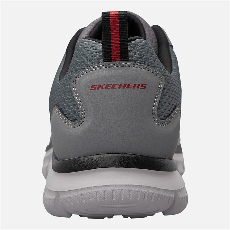 SKECHERS SPORT SKECHERS Mens Track Ripkent Trainers Grey/Black - Image 3