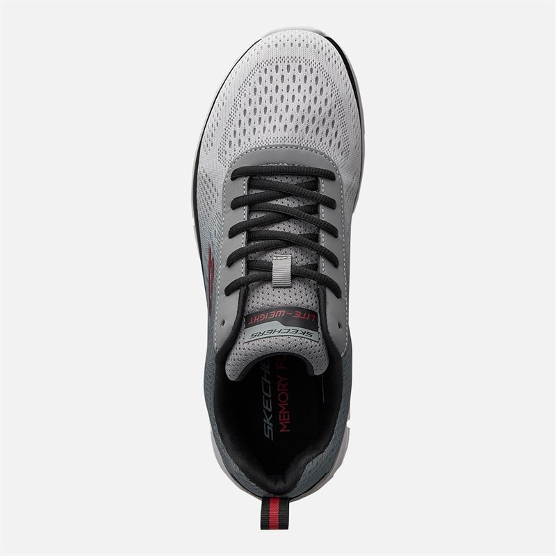 SKECHERS SPORT SKECHERS Mens Track Ripkent Trainers Grey/Black - Image 4