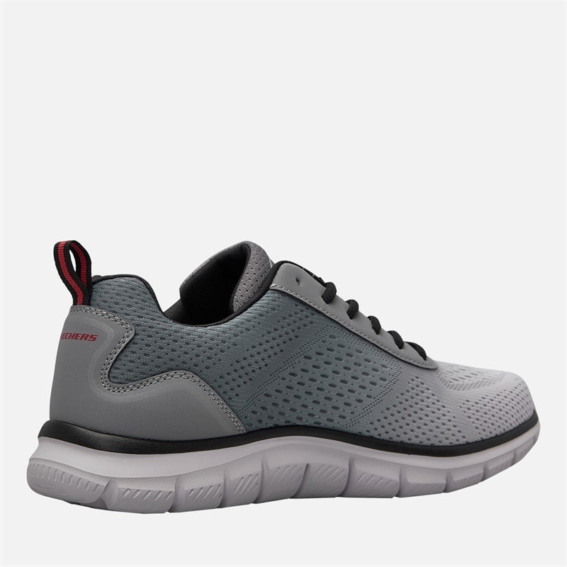 SKECHERS SPORT SKECHERS Mens Track Ripkent Trainers Grey/Black - Image 5