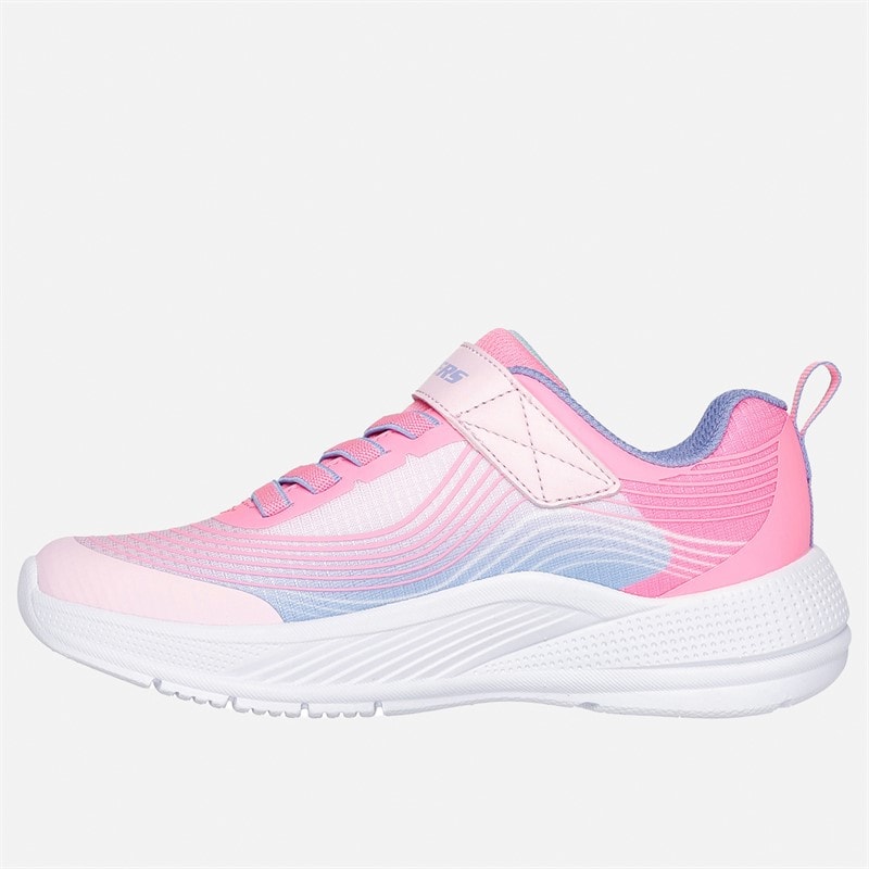 SKECHERS SPORT SKECHERS Junior Girls Microspec Advance Trainers Pink - Image 4