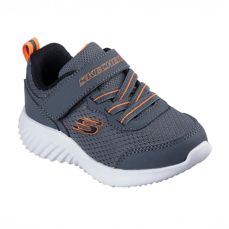SKECHERS SPORT SKECHERS Infant Boys Bounder Techrox Trainers Gray - Image 3