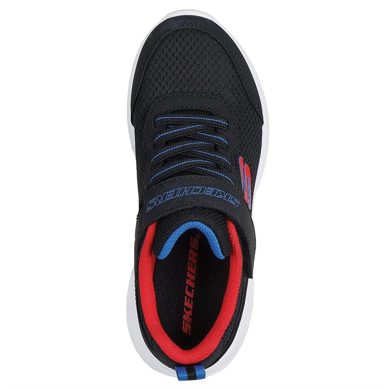 SKECHERS Boys Bounder Techrox Trainers Black - Image 3