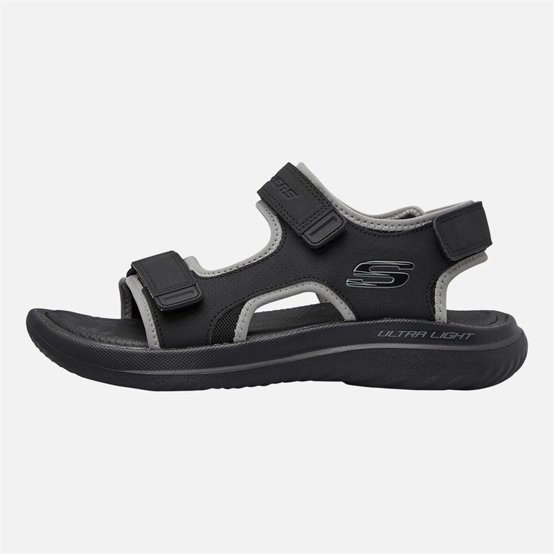 SKECHERS SPORT SKECHERS Mens Bounder 2.0 Thutton Sandals Black/Black - Image 1