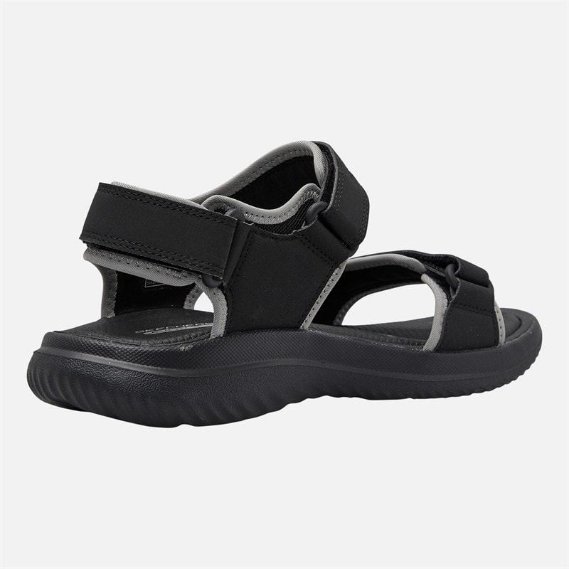 SKECHERS SPORT SKECHERS Mens Bounder 2.0 Thutton Sandals Black/Black - Image 5