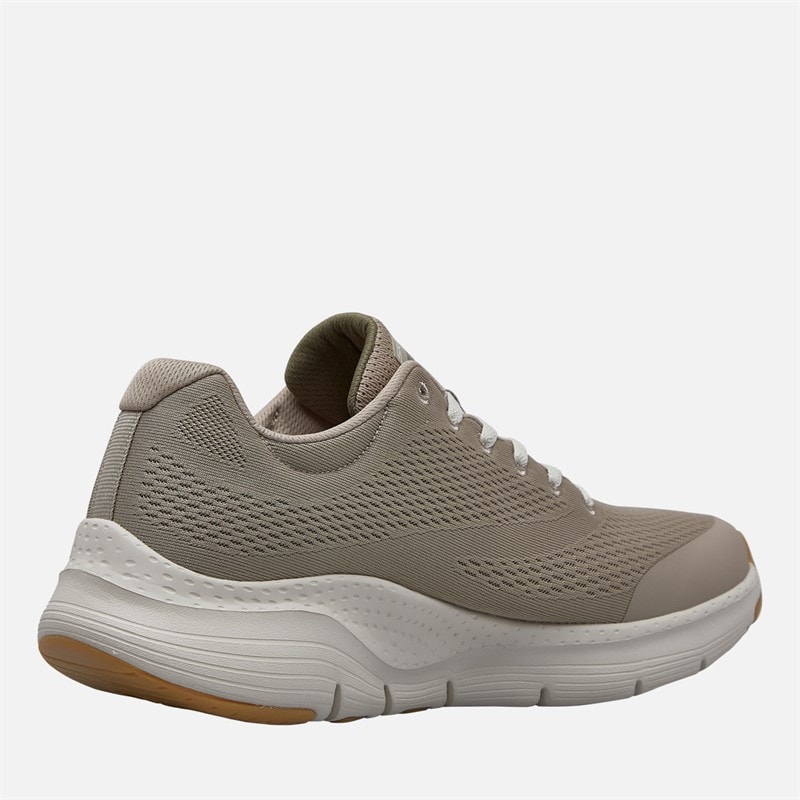 SKECHERS SPORT SKECHERS Mens Arch Fit Trainers Taupe - Image 5