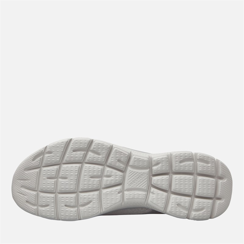 SKECHERS Womens Summits Simply Sweet Trainers Light Grey/White - Image 2