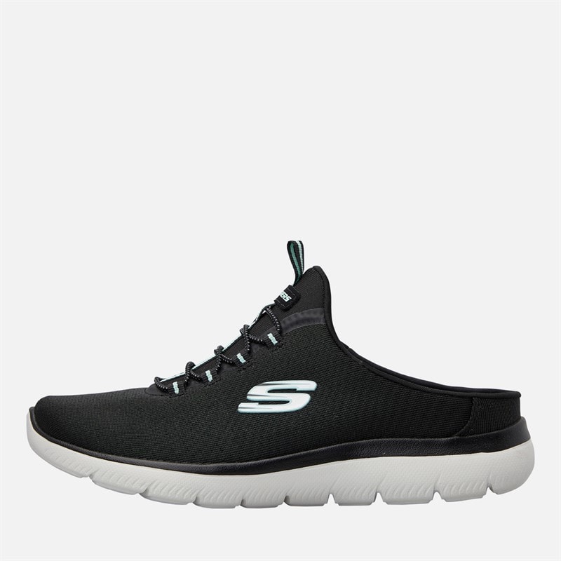 SKECHERS Womens Summits Simply Sweet Trainers Black/Black