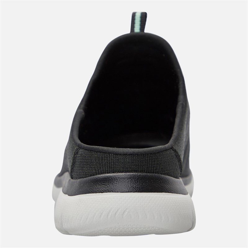 SKECHERS Womens Summits Simply Sweet Trainers Black/Black - Image 3
