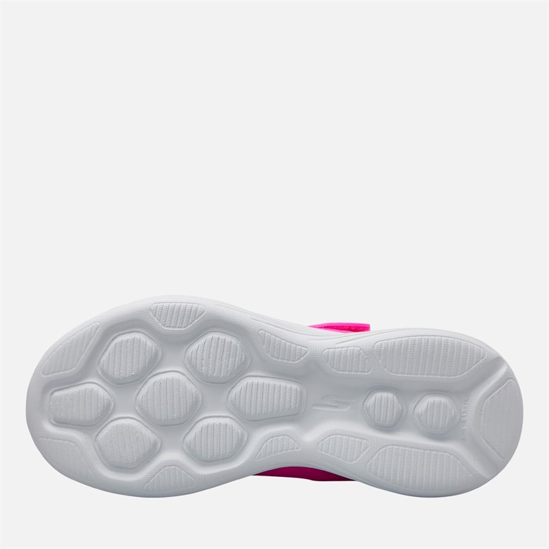 SKECHERS SPORT SKECHERS Girls Go Run 400 V2 Fuel 228 Trainers Hot Pink - Image 2