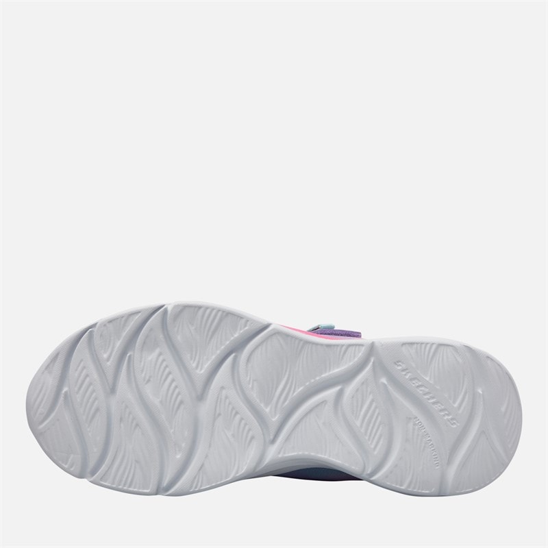 SKECHERS SPORT SKECHERS Girls Power Jams Skech Friends Trainers Lavender/Metallic - Image 2