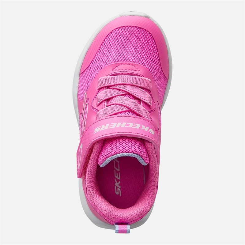 SKECHERS SPORT SKECHERS Infant Girls Dyna Lite 228 Unlimited Trainers Hot Pink - Image 4