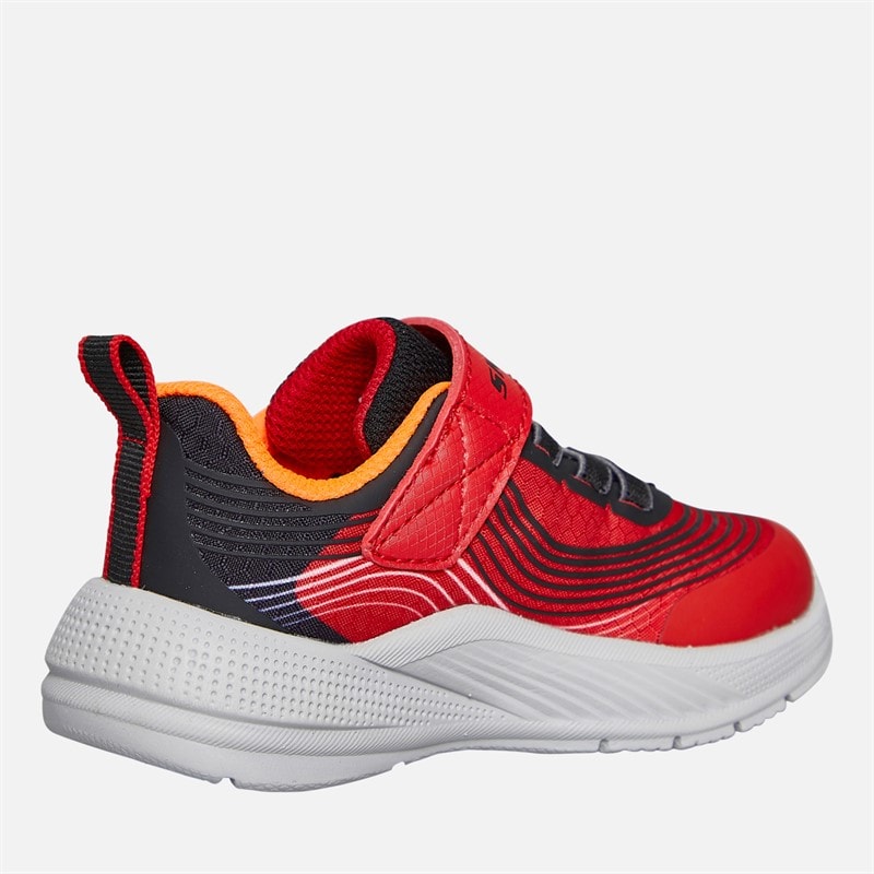 SKECHERS SPORT SKECHERS Infant Boys Microspec Advance Trainers Red/Black - Image 5