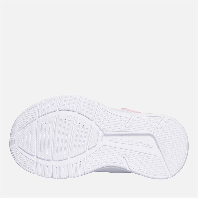 SKECHERS SPORT SKECHERS Infant Girls Microspec Advance Trainers Light Pink/Lavender - Image 2