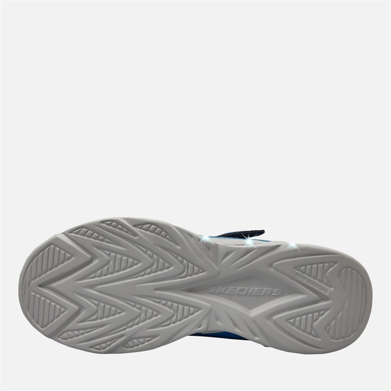 SKECHERS SPORT SKECHERS Junior Boys S Lights Vortex 2.0 Veltrox Trainers Blue/Navy - Image 2