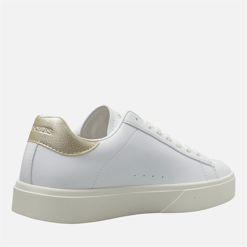 SKECHERS SPORT SKECHERS Womens Eden LX Beaming Glory Trainers White/Gold - Image 5