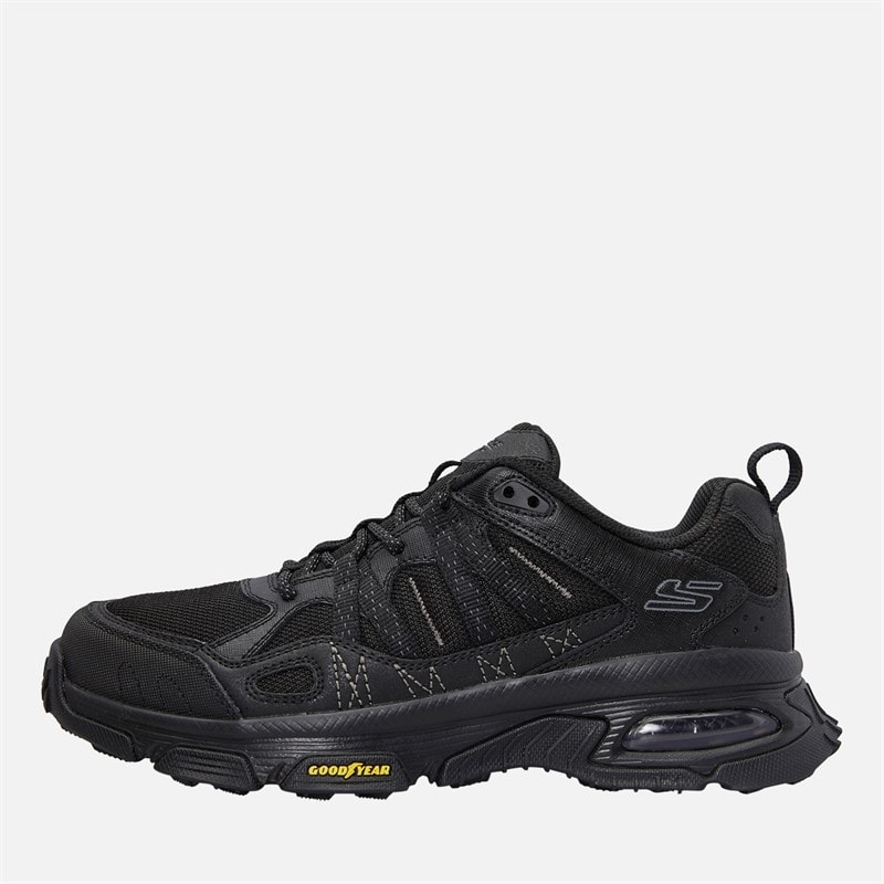 SKECHERS Mens Skech-Air Envoy Buyers Peak Water Repellent Walking Shoes Black