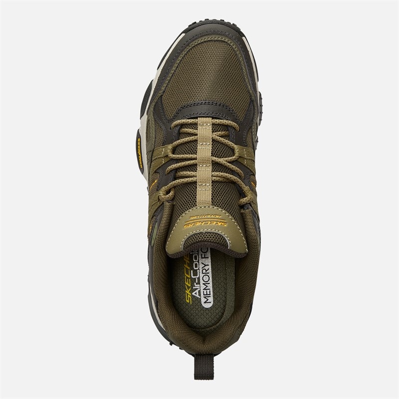 SKECHERS Mens Skech-Air Envoy Buyers Peak Water Repellent Walking Shoes Olive - Image 4