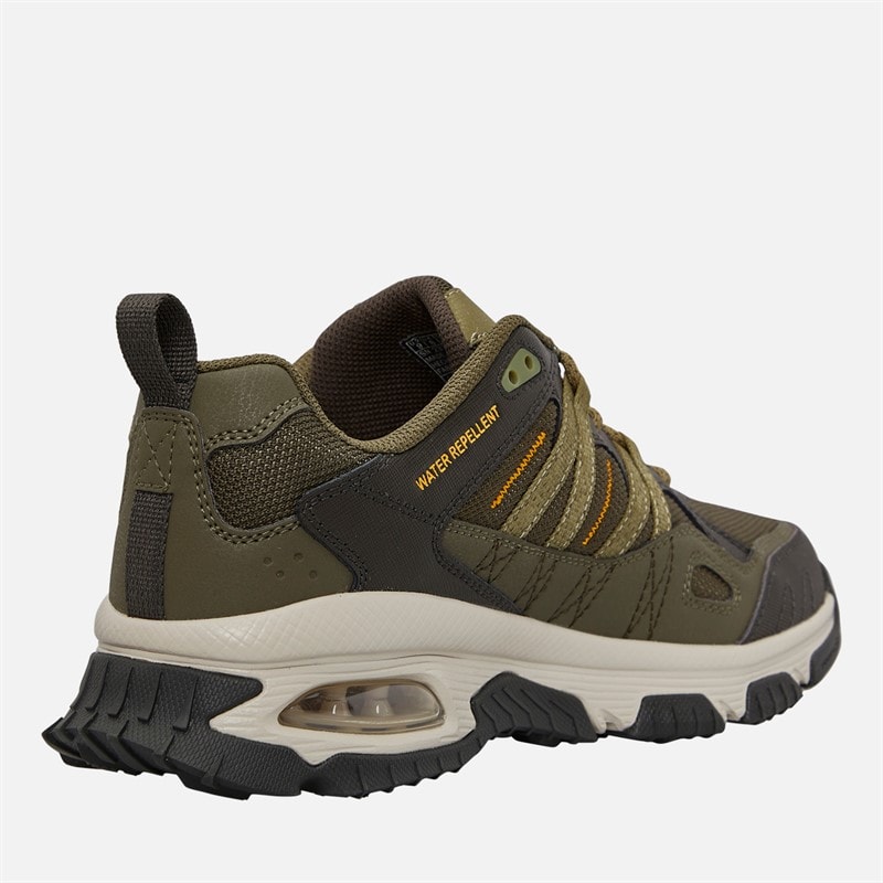 SKECHERS Mens Skech-Air Envoy Buyers Peak Water Repellent Walking Shoes Olive - Image 5