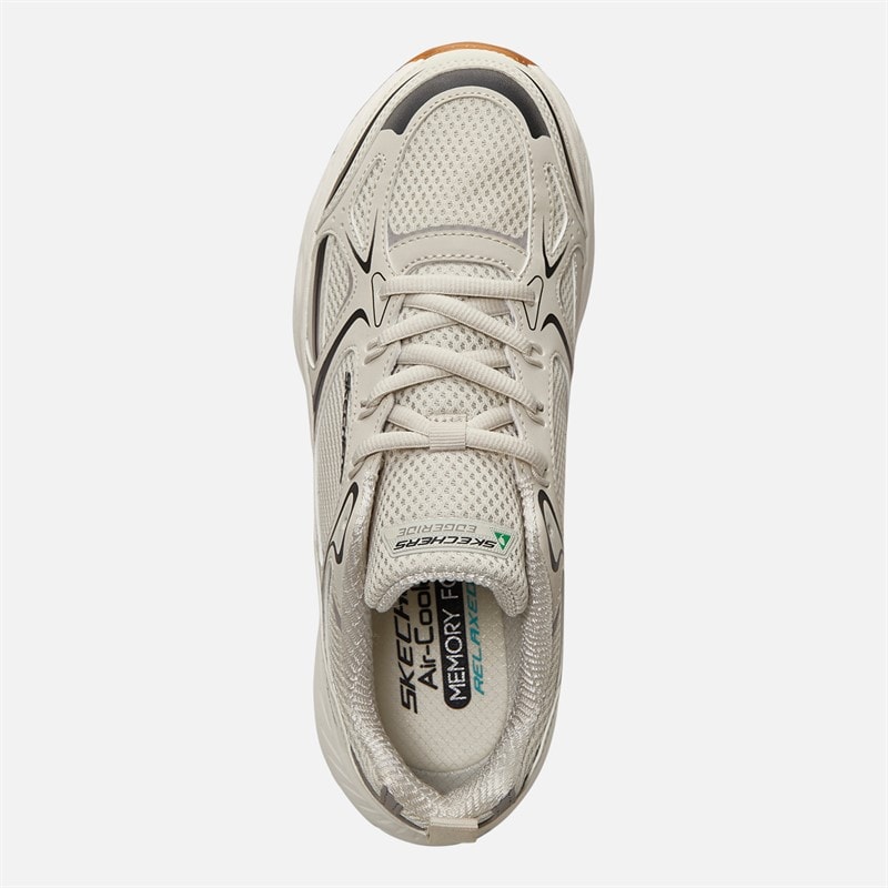 SKECHERS Mens Relaxed Fit Edgeride Exodis Trainers Natural - Image 4