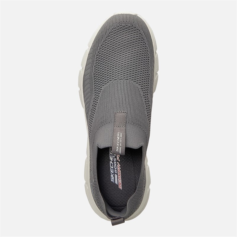 SKECHERS Mens B Flex Frigid Edge Trainers Dark Grey - Image 4