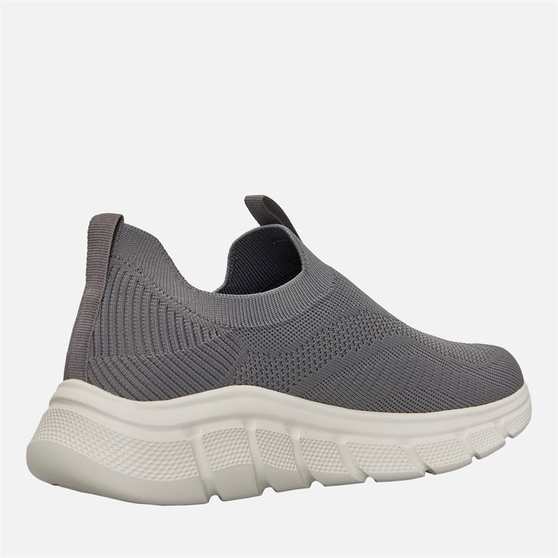 SKECHERS Mens B Flex Frigid Edge Trainers Dark Grey - Image 5