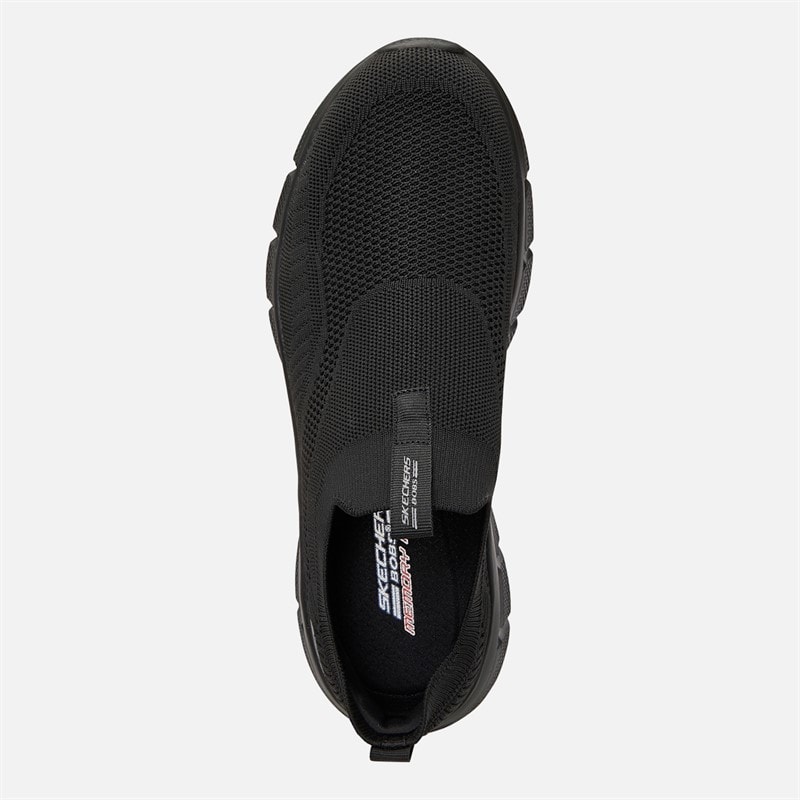 SKECHERS Mens B Flex Frigid Edge Trainers Black/Black - Image 4