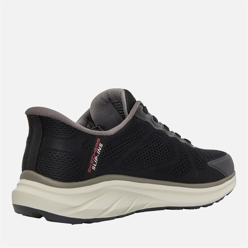SKECHERS Mens Slip-Ins Relaxed Fit Equilizer 6.0 Durran Trainers Black/Red - Image 5