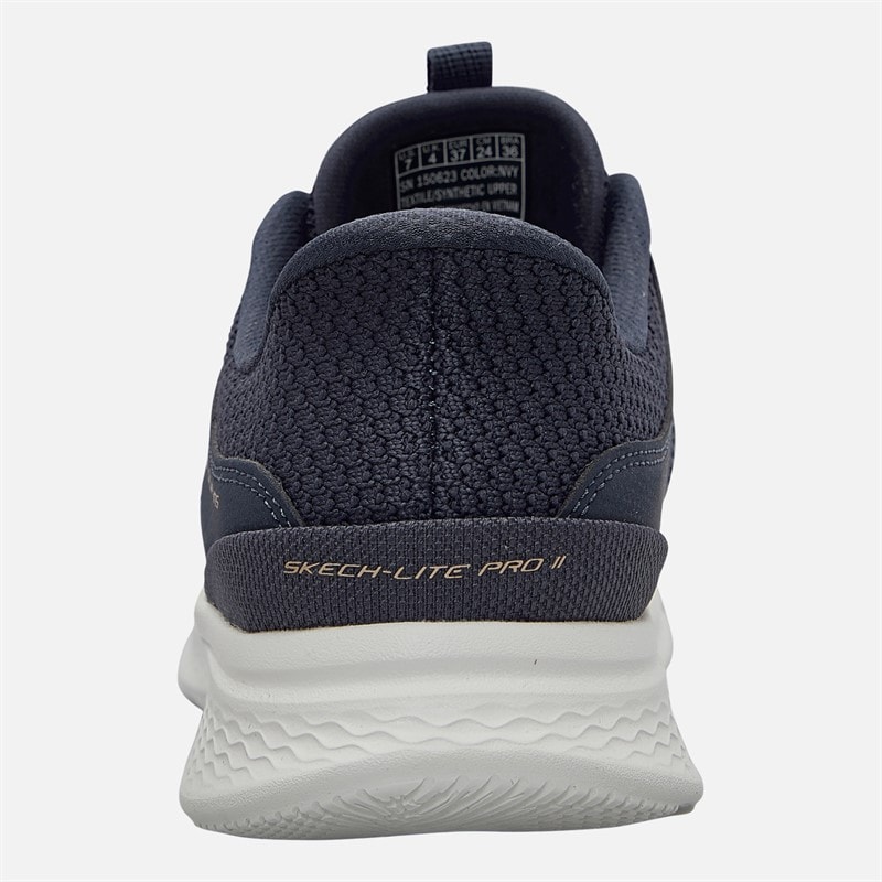 SKECHERS Womens Slip-Ins Skech-Lite Pro 2.0 Smooth Current Trainers Navy - Image 3