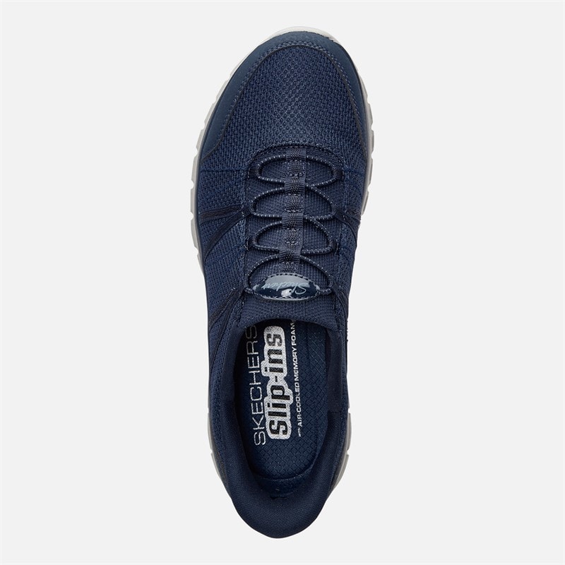 SKECHERS Womens Slip-Ins Graceful Trainers Navy - Image 4