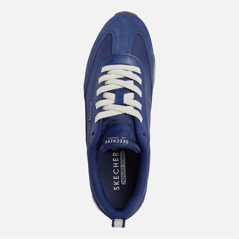 SKECHERS Womens Skechers Zilla Mecha Trainers Navy/White - Image 4
