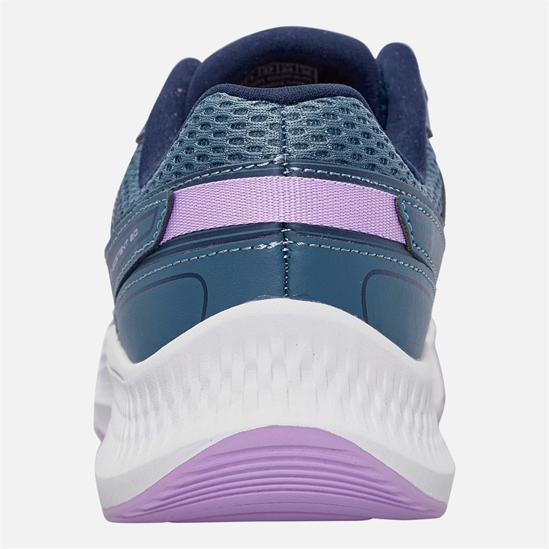 SKECHERS SPORT SKECHERS Womens Go Run Consistent Trainers Blue/Purple - Image 3