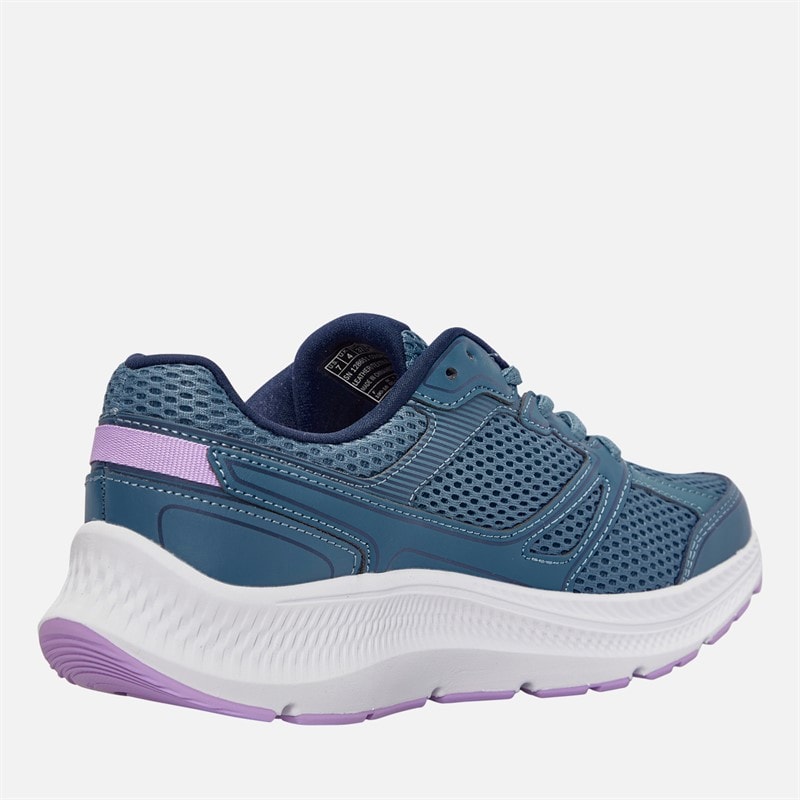 SKECHERS SPORT SKECHERS Womens Go Run Consistent Trainers Blue/Purple - Image 5