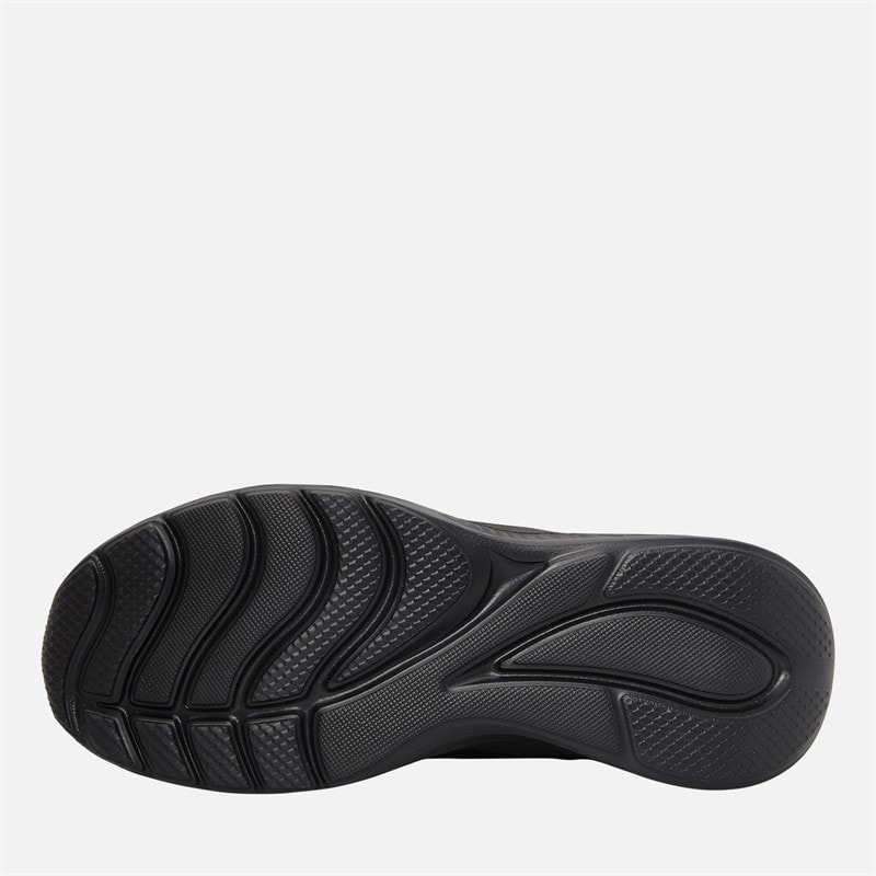 SKECHERS Womens Bobs Sport Squad Waves Just Trainers Black/Black - Image 2