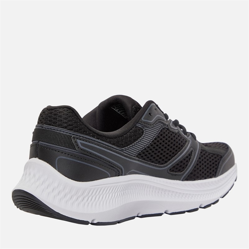 SKECHERS SPORT SKECHERS Womens Go Run Consistent Trainers Black/White - Image 5
