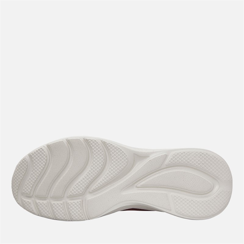 SKECHERS Womens Skechers Bobs Sport Squad Waves Still Trainers Rose/White - Image 2