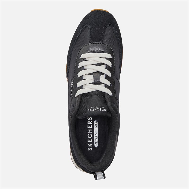 SKECHERS Womens Zilla Mecha Trainers Black/White - Image 4