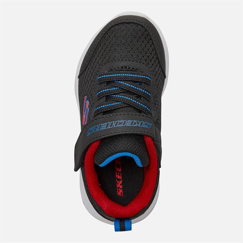 SKECHERS Infant Boys Bounder Techrox Trainers Black/White - Image 4