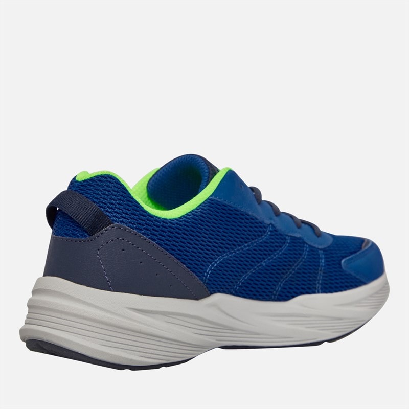SKECHERS Boys Microspec Tread Cybrex Trainers Blue/Navy - Image 5