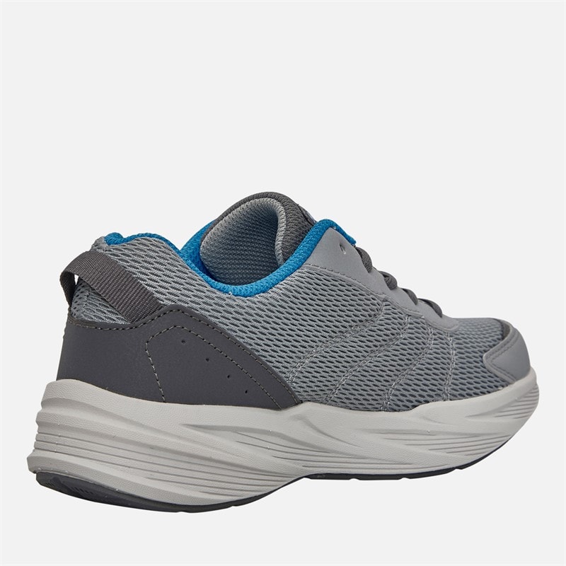 SKECHERS Boys Microspec Tread Cybrex Trainers Grey/Blue - Image 5