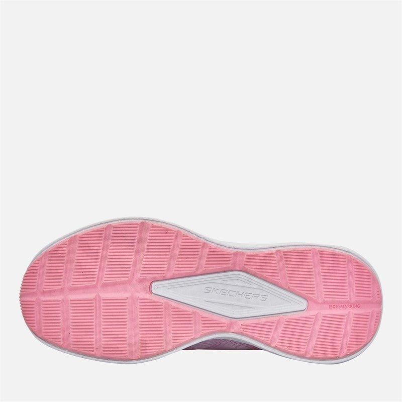 SKECHERS Girls Microspec Tread Extraordinary Ease Trainers Light Pink/Lilac - Image 2