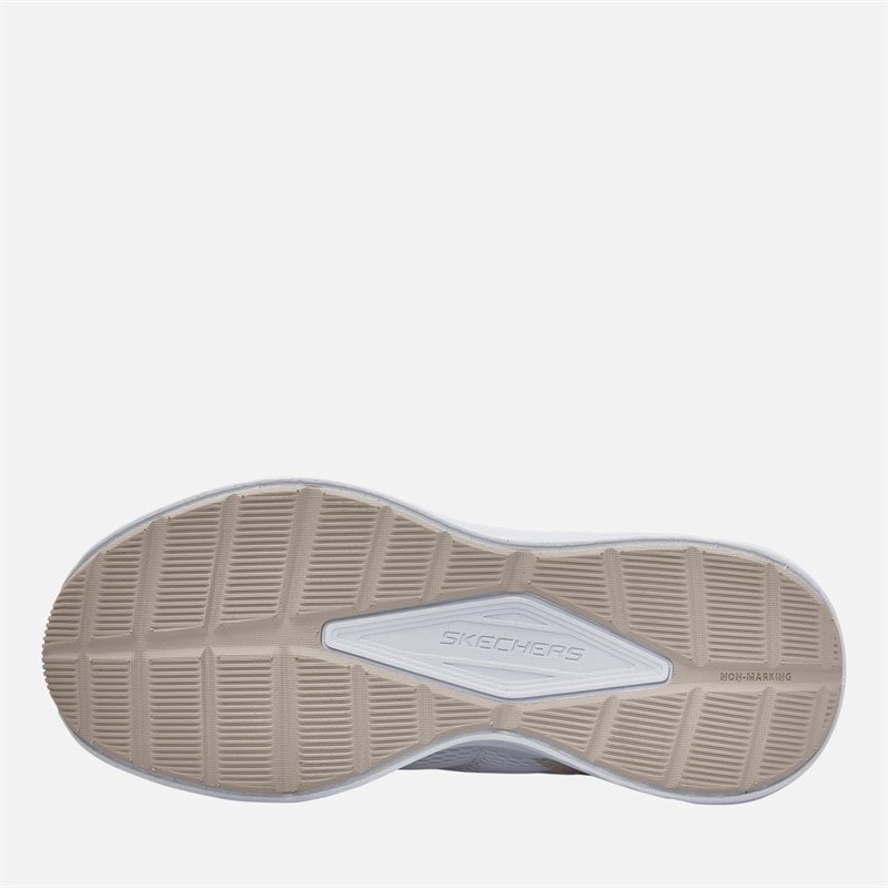 SKECHERS Girls Microspec Tread Extraordinary Ease Trainers Natural/Light Pink - Image 2