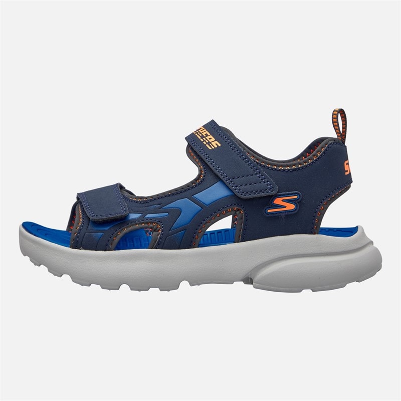 SKECHERS SPORT SKECHERS Boys Razor Splash Aqua Buddies Sandals Navy/Blue - Image 1